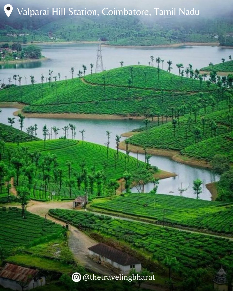 TouringBharat's tweet photo. Beautiful Hill Station 🚏
📍Valparai Hill Station, Coimbatore, Tamil Nadu https://t.co/NfeMpsTcYT