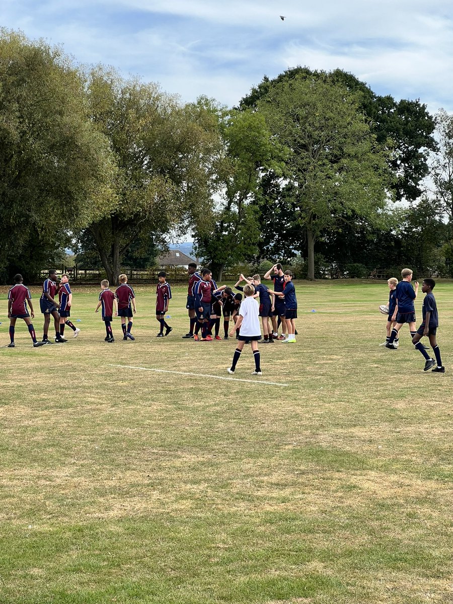 So exciting to see the return of rugby to KCC fixtures. Well done the U12 on a deserved victory