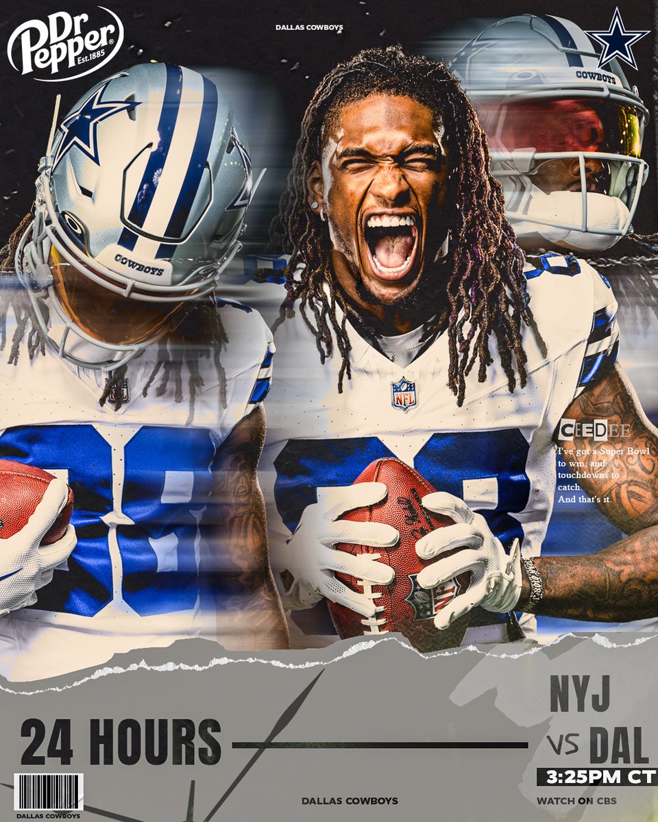 See you tomorrow, #CowboysNation ⏳

#NYJvsDAL | <a href="/drpepper/">Dr Pepper</a>