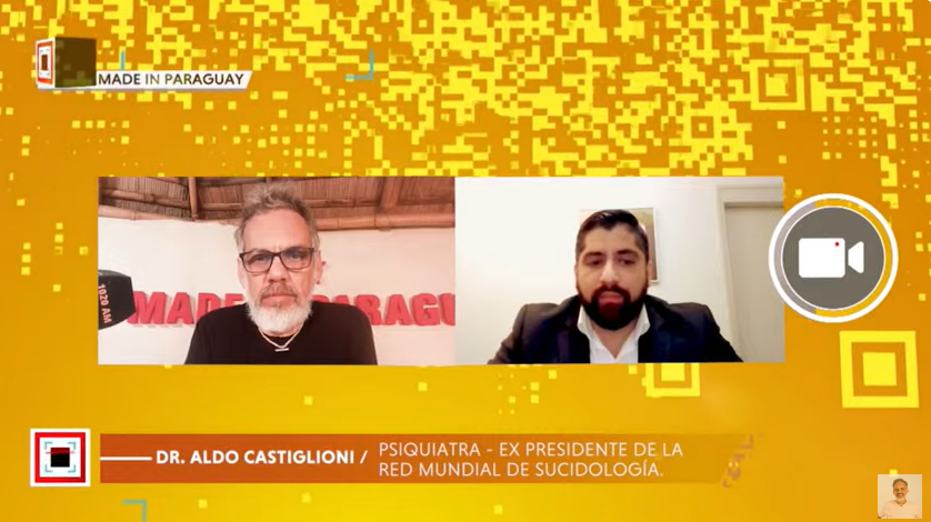 nanduti's tweet photo. Hablamos sobre suicidio

Ya está con nosotros en #MadeInParaguay el psquiatra y expresidente de la Red Mundial de Suicidología, Aldo Castiglioni 

@madeinparaguay @leitorubin #1020AM https://t.co/l6D1B3lHLO