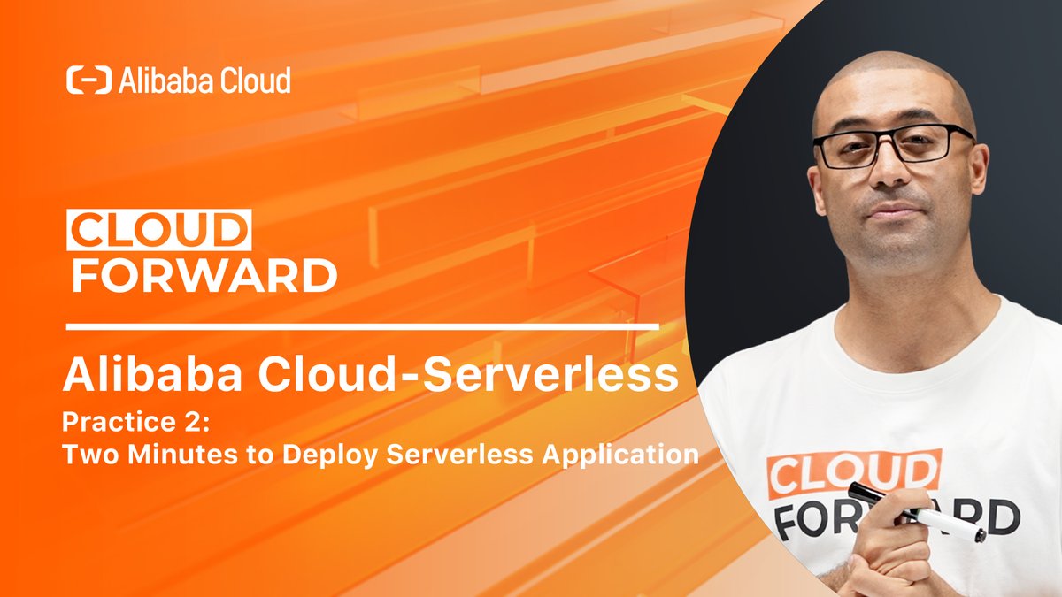 alibaba_cloud's tweet photo. Let's get hands-on experience and feel how easy it is to deploy applications by using Serverless App Engine!
Watch this episode of #CloudForward to learn more: https://t.co/Ahua7FAl1O
#AlibabaCloud https://t.co/ZQ5792HOqX