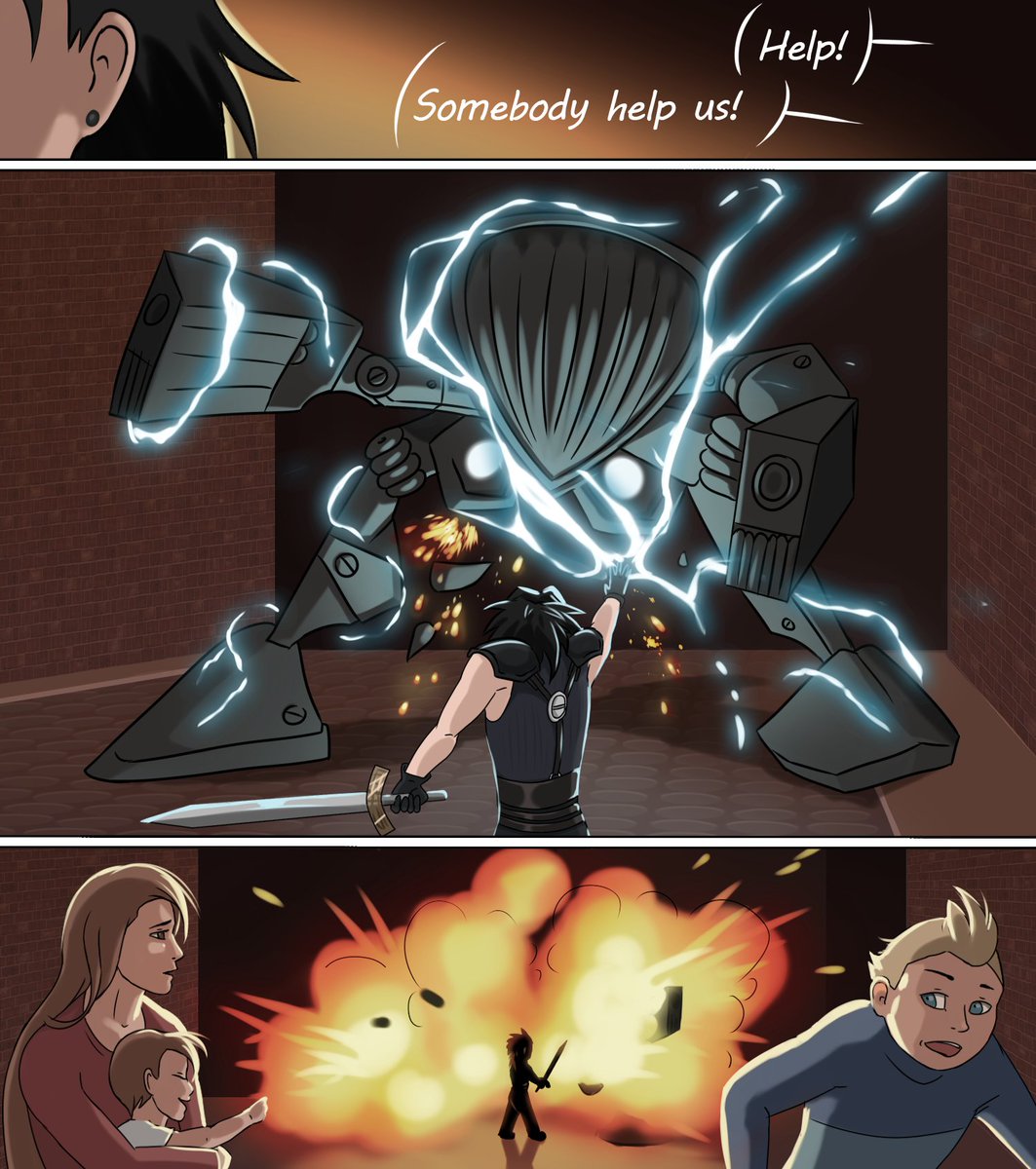 YesImRealChris's tweet photo. Day 4  
I think he's always been a hero! ✨

#zackfair #FF7 #finalfantasy #ff7cc #ZackWeek2023 #angeal #CrisisCore https://t.co/tO4R8auF4l