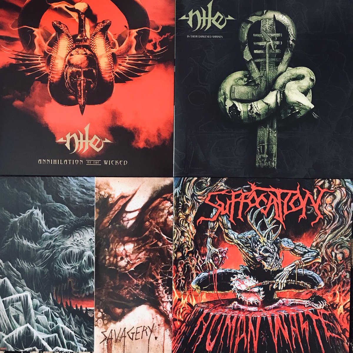 MeteorGem's tweet photo. ⚔️RELAPSE RESTOCK⚔️
Some @RelapseRecords essentials on vinyl are available now in the webstore and on the shop floor for the rest of the weekend
#nile #mastodon #suffocation #deathmetal #outerheaven #genocidepact #death #skinless #nasum #thedillingerescapeplan #deathmetal https://t.co/kw1kFrkH6G