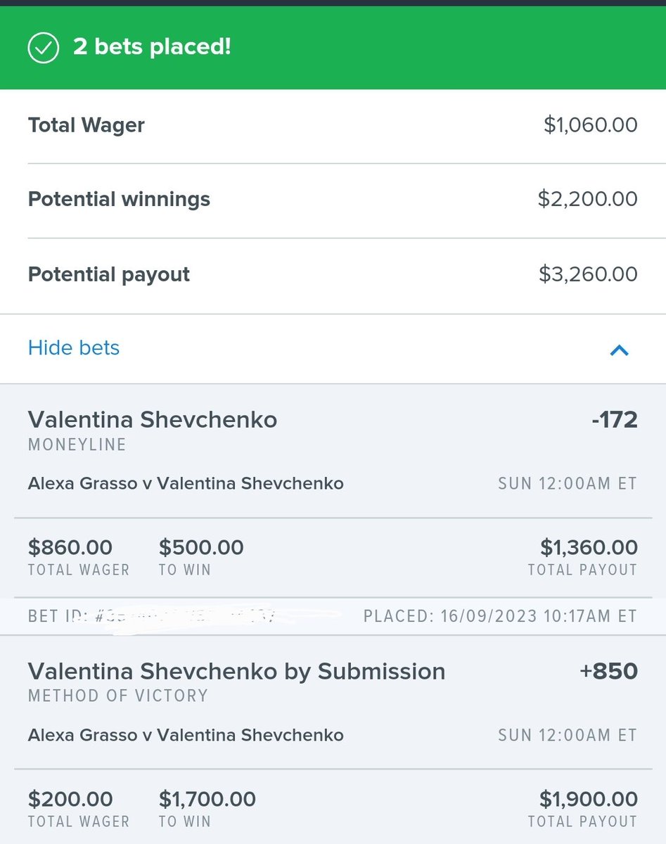 MrElectricute's tweet photo. #UFCNoche
🥊 Schevchenko -175 to win $1500 (3u)
🥊 Schevchenko sub +850 $200
🥊 Grasso split dec +1100 $50
I rewatched #Schevchenko vs #Grasso, and think that we are getting another gift line.
Link⬇️
https://t.co/USVqMPkpnx
Also have this #SGP i'm stuck with from @DK_Assist https://t.co/EMHIpHvnU8