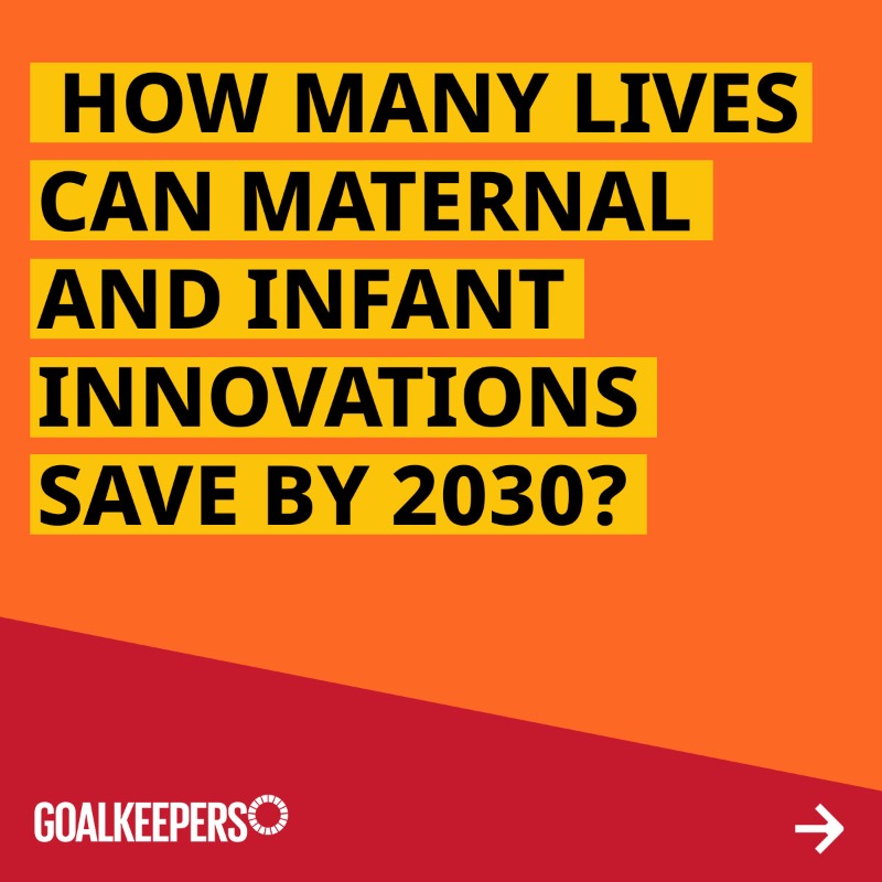 gatesfoundation's tweet photo. 2 million is just a number. But 2 million mothers and babies saved is progress. Discover more progress in the 2023 Goalkeepers Report. #Goalkeepers2030