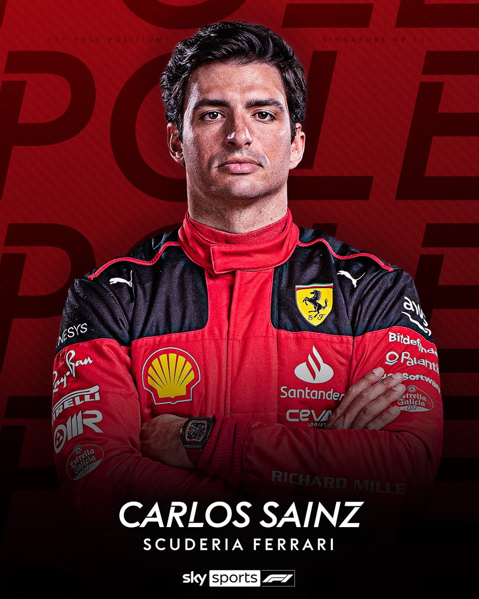IT'S POLE FOR CARLOS SAINZ FOR THE SECOND RACE IN A ROW 🔥