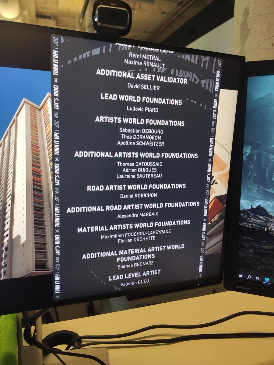 My friends and team! We did it! 1st AAA game credit for me.
