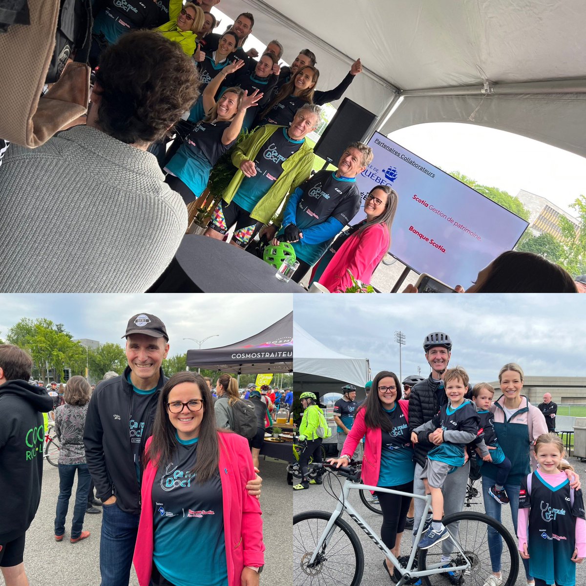 Bravo à toute l’organisation de « Ça roule doc » pour le départ à vélo ce matin ! C’est tellement important les saines habitudes de vie, il faut les promouvoir 🙌🏼🚴🏽‍♀️ @brunomarchand @jyduclos @universitelaval #polqc #jeantalon