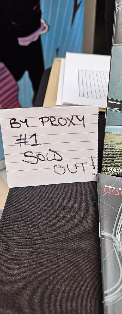 By Proxy Issue 1 sold out! #RogueComics #ByProxy #CorkComicExpo