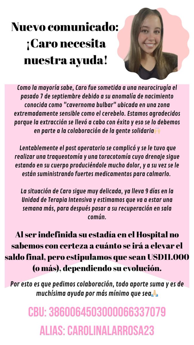 MatuGarcia4's tweet photo. #TODOSCONCARO 
AYUDEN DIFUNDIENDO POR FAVOR🙏🏽 https://t.co/SdBxPvQCH0