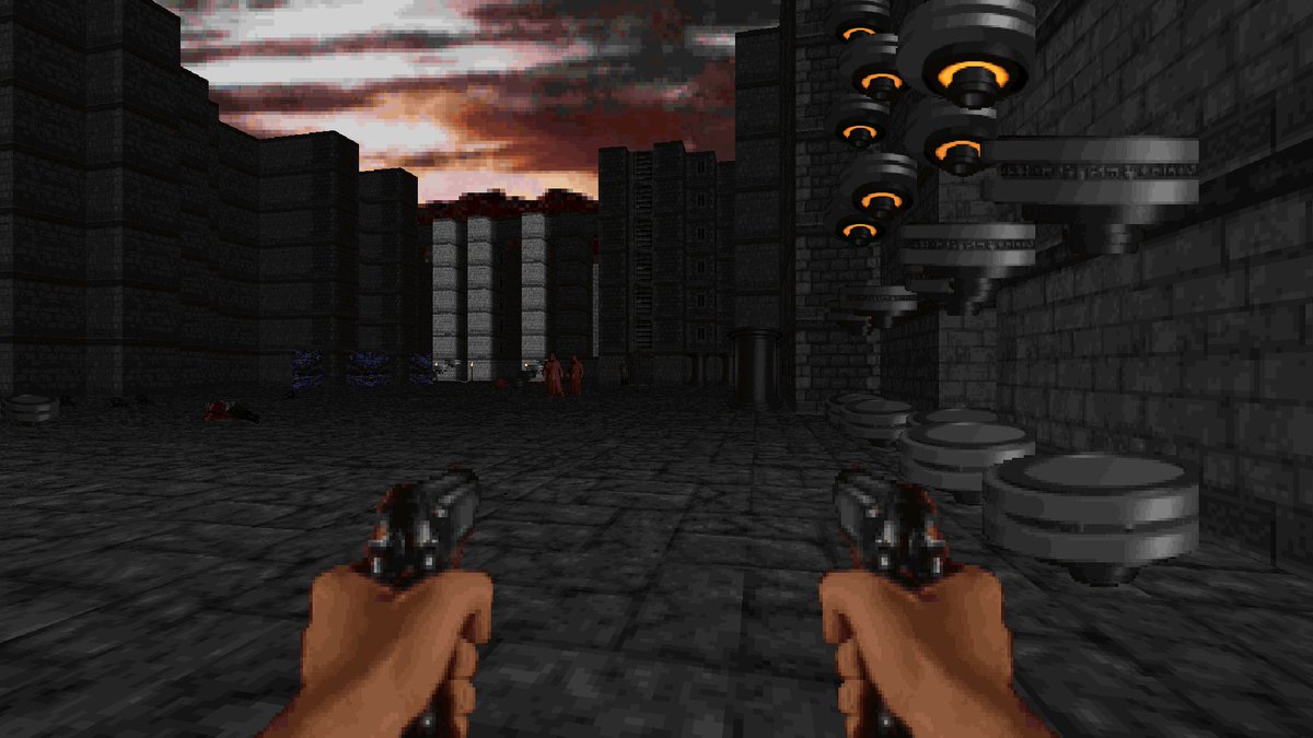 EmoLevelDesign's tweet photo. It Is Close, It Is Far — new campaign for @RiseoftheTriad released in #SteamWorkshop.

Investigate a suspicious exhibition.

You're in a building and see other buildings through the windows, despite Wolf3D engine limitations!

#gamedev #screenshotsaturday #RETROGAMING https://t.co/mt6fLfyeik