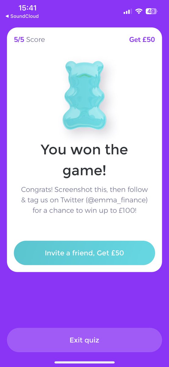 btodorov3's tweet photo. @emma_finance weekly quiz - complete :) https://t.co/2S4bnRT8jM