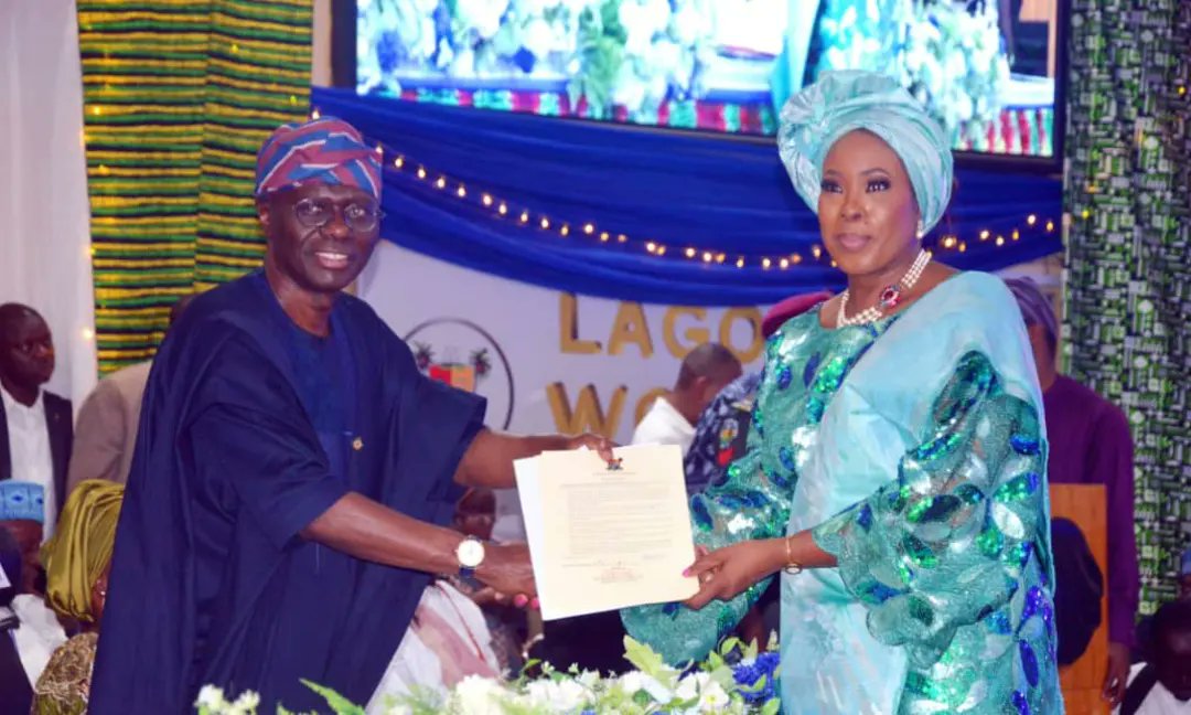 LasgMccti's tweet photo. Hon. Commissioner for Commerce, Cooperatives, Trade &amp; Investment (CCT&amp;I), Mrs. Folashade Ambrose-Medebem formally assumed office immediately after the swearing-in ceremony of the new Exco members by Mr. Governor, Mr. Babajide Olusola Sanwo-Olu at Adeyemi Bero Auditorium, Alausa, https://t.co/08ljZ9YcAc