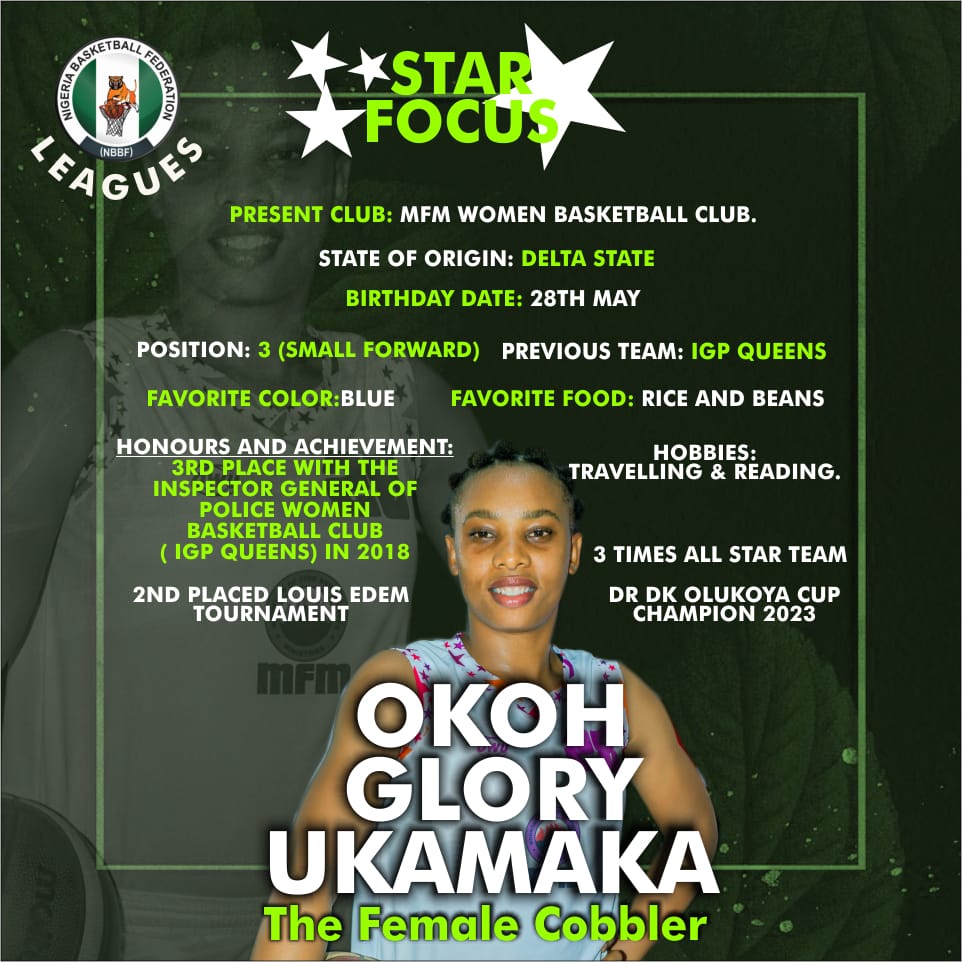 ~Know your stars~🌟 

Our star focus of the week is <a href="/UkamakaOkoh/">Okoh ukamaka franca</a>

The Female Cobbler with a difference