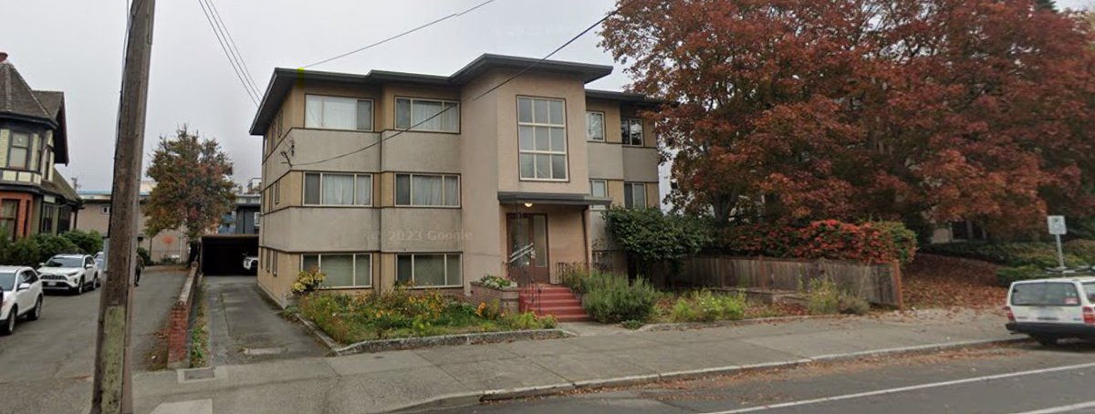 Do you recognize this nice little apartment at 1170 Fort St.? It was designed by Marjorie Hill (1895-1985), who battled a fierce patriarchy to become the first Canadian woman to graduate from architecture school & the first woman to register as a professional architect.
#yyjarts