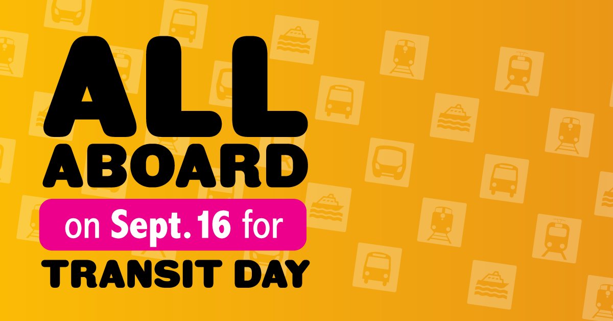 SFBayFerry's tweet image. Join us in celebrating #TransitMonth by taking transit today! Our ferries will be ready to take you across the Bay as we work together with our partner transit agencies to beat our previous ridership record set last year! See you onboard!