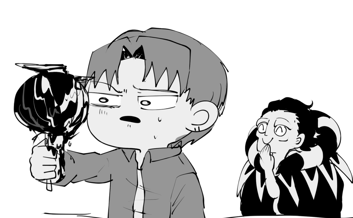 旦那がもういらないって渡してきた大して食べてないべちょべちょの唾液まみれりんご飴をリンゴがもったいないから食べるかどうかちょっと考えてるのすけと、リュウノスケは特殊性癖なので私の残飯みてうっとりしてます♡って思ってる旦那 