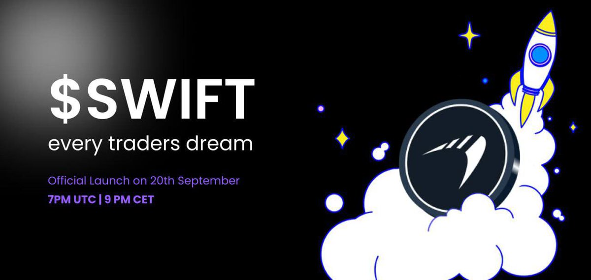 RealLesGoh's tweet photo. Swift Ecosystem @SwiftEcosystem are creating one of the most promising trading/sniping platforms.

Applications across desktop and mobile all synced and offering features no other bot has implemented is what encouraged me to invest nice and early.

$SWIFT

#investor #partner https://t.co/erj1fPvoj8
