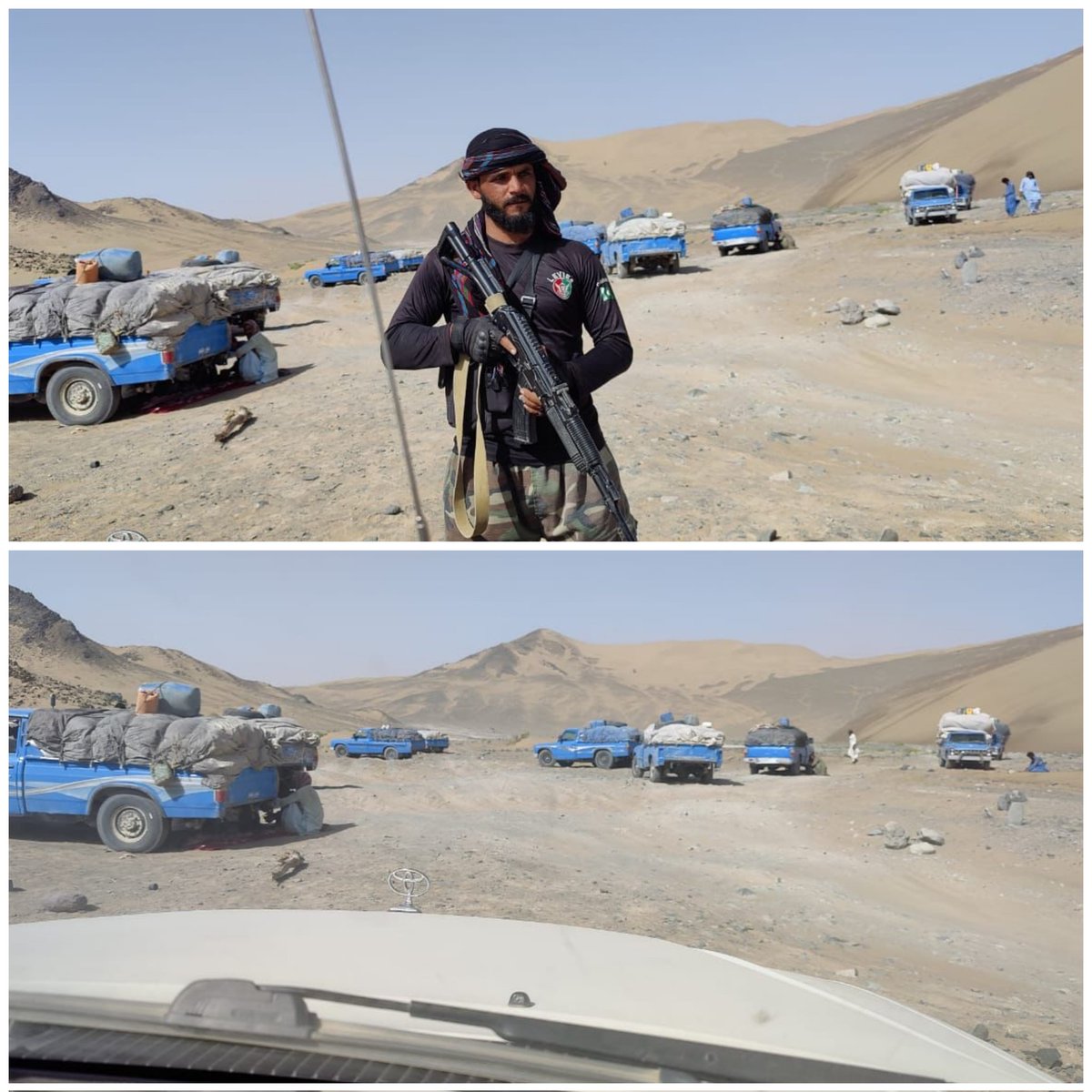 ڈی سی چاغی کی احکامات کی روشنی میں نوکنڈی لیویز فورس اور QRFنےکاروائی کرکےنوکنڈی ایریا میں چینی اسمگلنگ میں ملوث 11زمیادگاڑیوں کو چینی سمت اپنےقبضے میں لیا ہر گاڑی میں50تھیلہ چینی لوڈ تھے جو باہر ملک اسمگلنگ 
ہورہے تھے
<a href="/cs_balochistan/">Chief Secretary Balochistan</a> 
<a href="/CMOBalochistan/">Chief Minister's Office Balochistan</a> 
<a href="/DcNushki/">Deputy Commissioner Nushki Office</a> 
<a href="/DcNushki/">Deputy Commissioner Nushki Office</a>