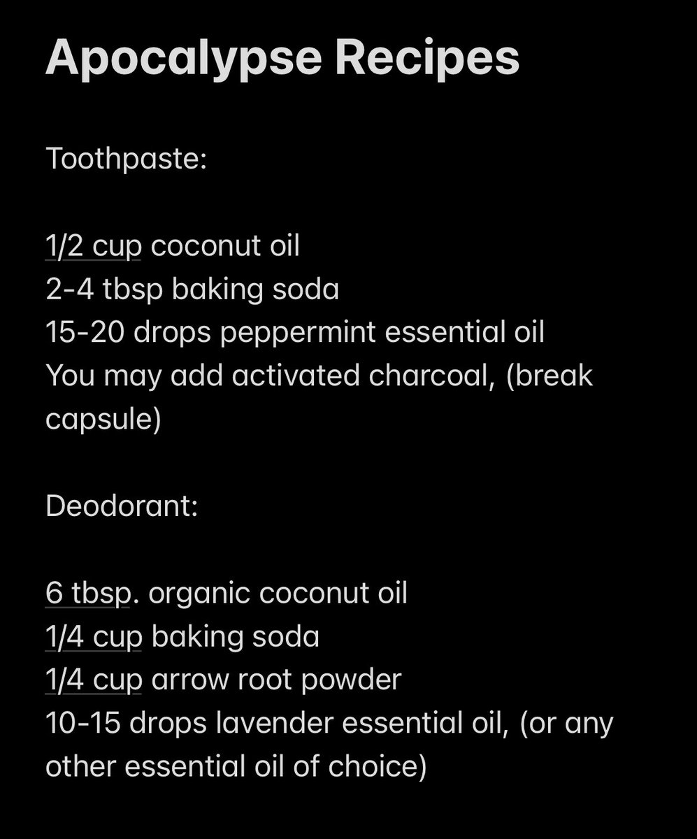 #prepping #deodorantrecipe #naturaldeodorant #toothpasterecipe #naturaltoothpaste #diy #homemade