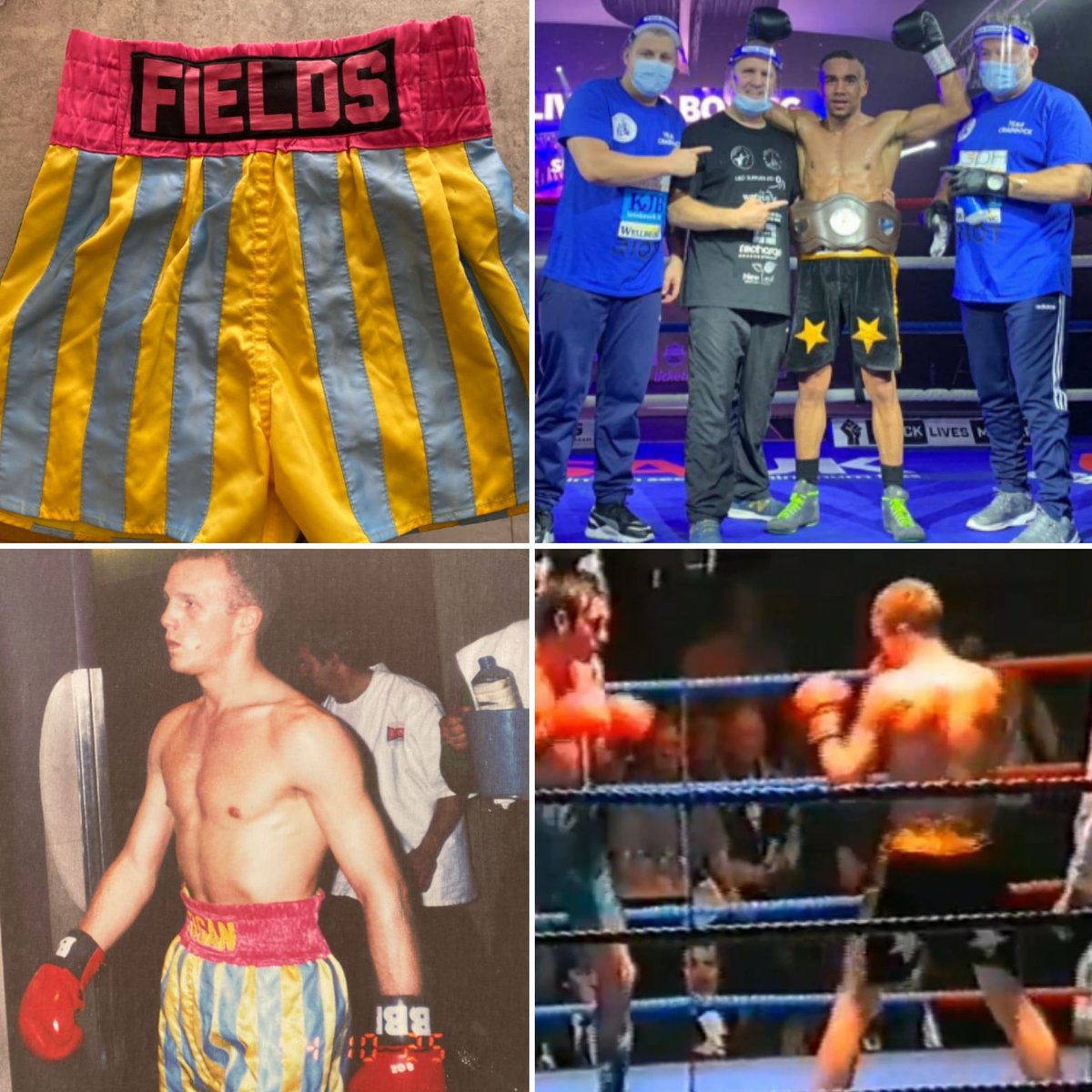 Fight night will be wearing the exact same shorts trainer and mentor Shaun Cogan wore, 28 years ago for his Commonwealth and British Eliminator at the same weight 10st 🥊
#TeamFields #TheJourneyContinues
#Andthenew