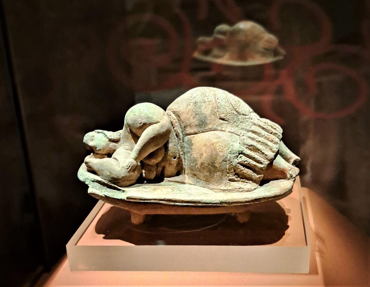 When X goes manic just be amazed at our ancestors. Named 'The Sleeping Lady’ this carving dates back to 3000 B.C and was discovered in Hal Saflieni Hypogeum, Malta, and quite possibly represented Death or the eternal sleep.