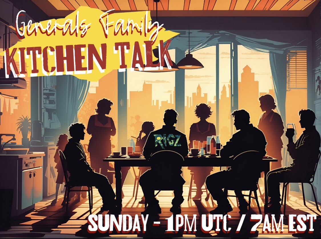 GeneralsMum's tweet image. We are proud to announce that we are having a Family Gathering 🎉

We look forward to seeing you all for some fun times in the Kitchen. 

Please feel free to share around the extended and wider family 💕💕