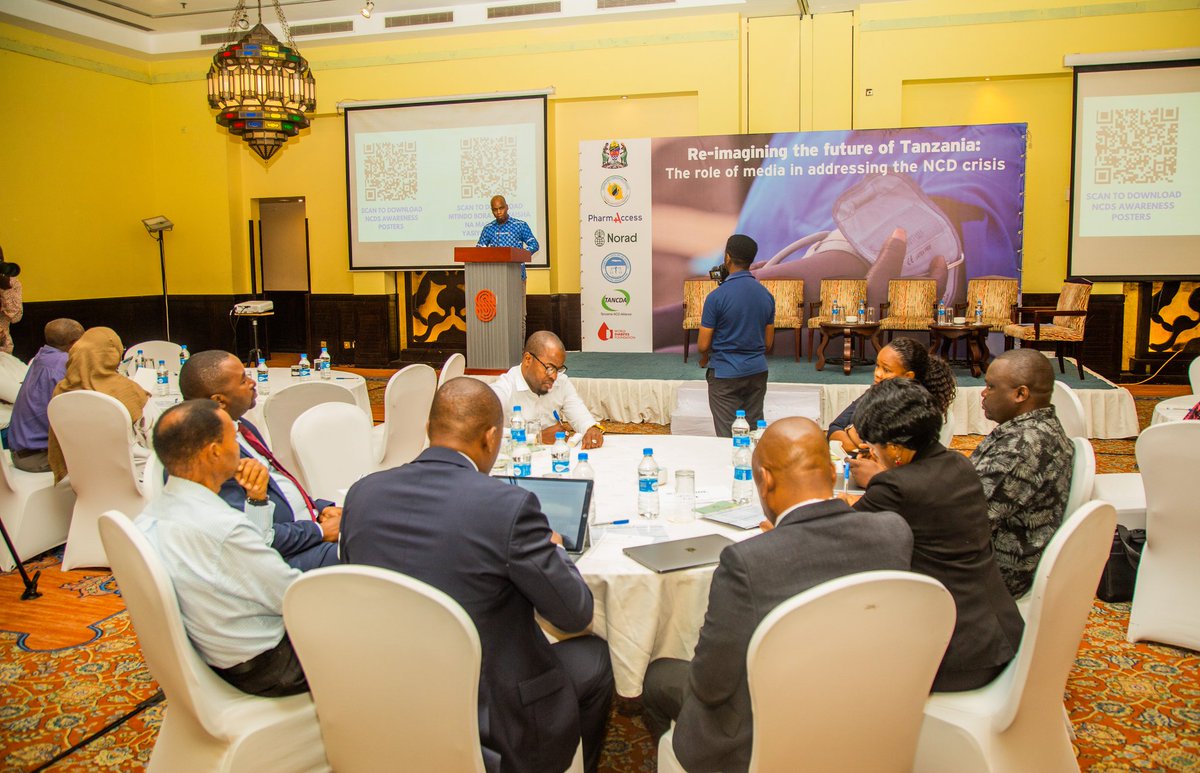 tancda's tweet photo. 🌍 Excited to kick off the Global Week for Action with reimagining the future of Tanzania 🇹🇿 through the lens of media 📰. Together, we'll tackle the NCDs crisis and drive change. Let's make a healthier, brighter tomorrow! 💪 #GlobalWeekForAction https://t.co/IBkhGWJ6I0