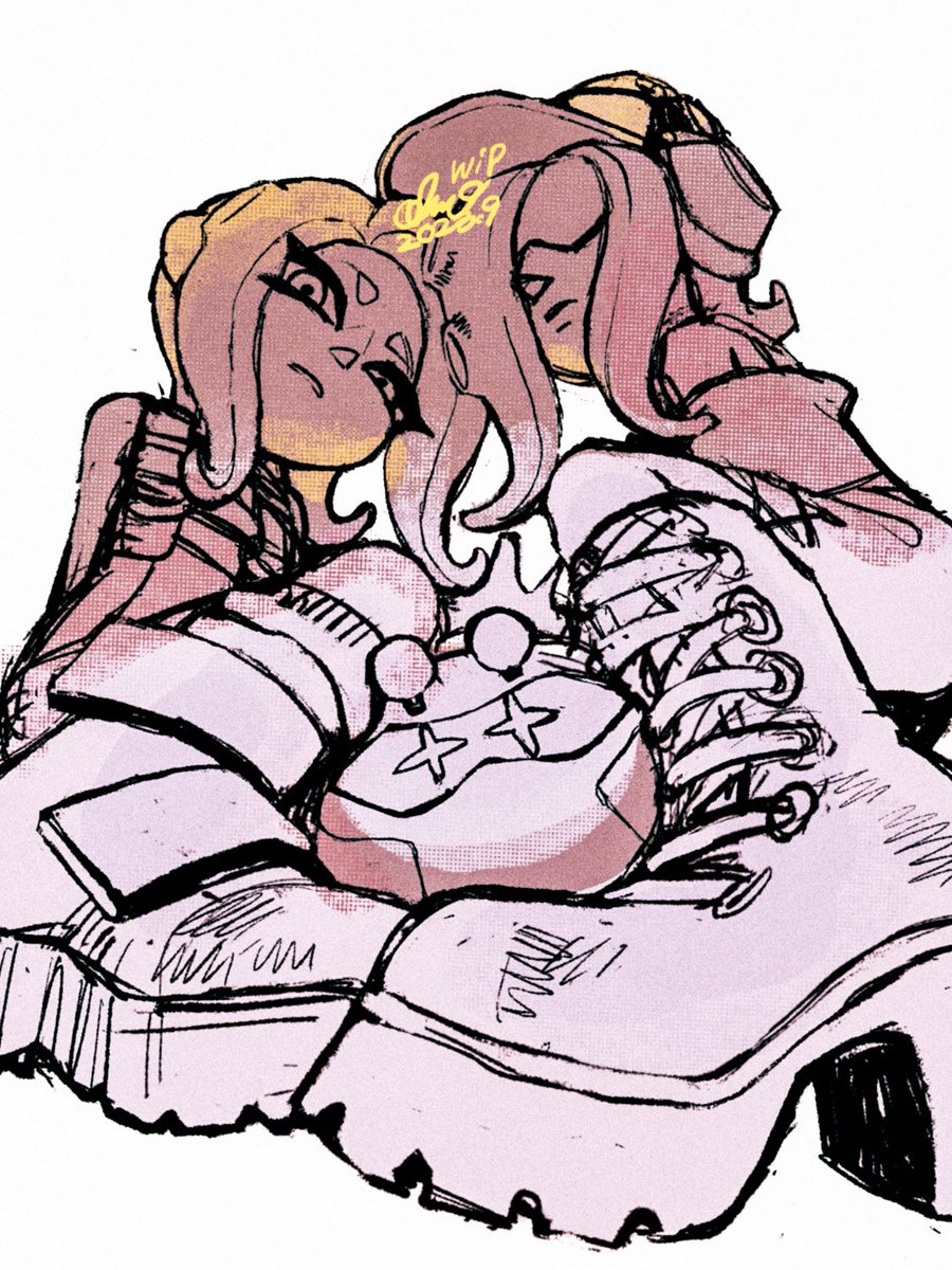 octmanX's tweet photo. Side Order (wip) #Splatoon3 https://t.co/yFRttWeT8m