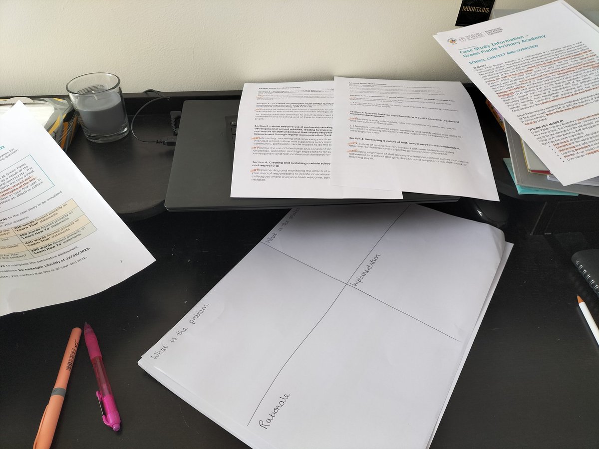 bethanrharper's tweet photo. NPQSL final assessment time! 

#npqsl #continousprofessionaldevelopment @CofE_EduLead https://t.co/K7CAfRim1k