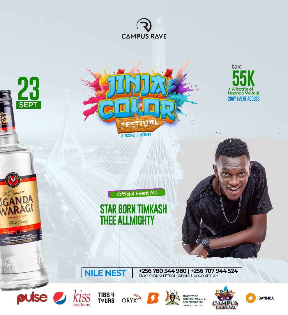 Ladies and gentlemen 
Our official festival mc 
<a href="/starborntimkash/">starborn Timkash</a> 🔥 
#Jinjacolourfestival