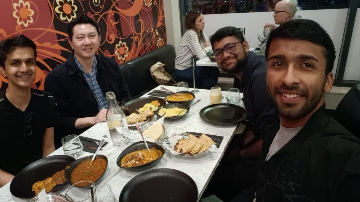 Si Ming Man (@simingman1) on Twitter photo 😊 I took my newest Indian students from the <a href="/ouranu/">ourANU</a> India Future Research Talents, Darsh and <a href="/Aritra__Ghosh/">Aritra Ghosh</a>, along with my PhD student <a href="/Sagar_Dubey_Raj/">Sagar Rajesh Dubey</a>, to Indian cuisine tonight as part of a meet-and-greet. I can't handle any spicy food but putting a brave face on😬😂 #lablife 😊 I took my newest Indian students from the <a href="/ouranu/">ourANU</a> India Future Research Talents, Darsh and <a href="/Aritra__Ghosh/">Aritra Ghosh</a>, along with my PhD student <a href="/Sagar_Dubey_Raj/">Sagar Rajesh Dubey</a>, to Indian cuisine tonight as part of a meet-and-greet. I can't handle any spicy food but putting a brave face on😬😂 #lablife