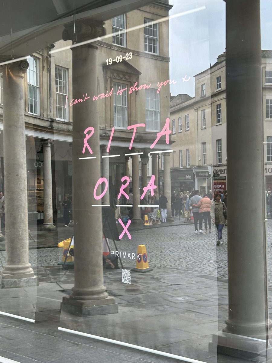 thejerseylady's tweet photo. @whoweekly I’m in vacation in Bath, UK, and this is on all the windows outside Primark. https://t.co/dEiIUkVzf3