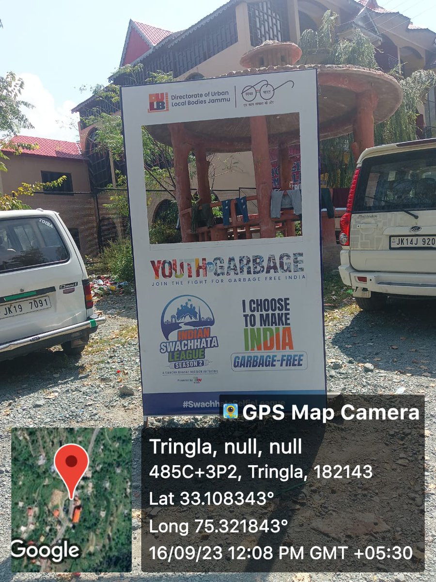 JammuUlb's tweet photo. #Preparations done in full #swing! as #ISL Season 2.0 being advertised through road side #Banners, #Flexs, #posters etc. making #citizens aware about #IndianSwachhtaLeague2 is starting from #17th September
#YouthVsGarbage #SwachhAmritMahotsav
@MoHUA_India
@SwachhBharatGov
@md_sbm https://t.co/4hMmye678o