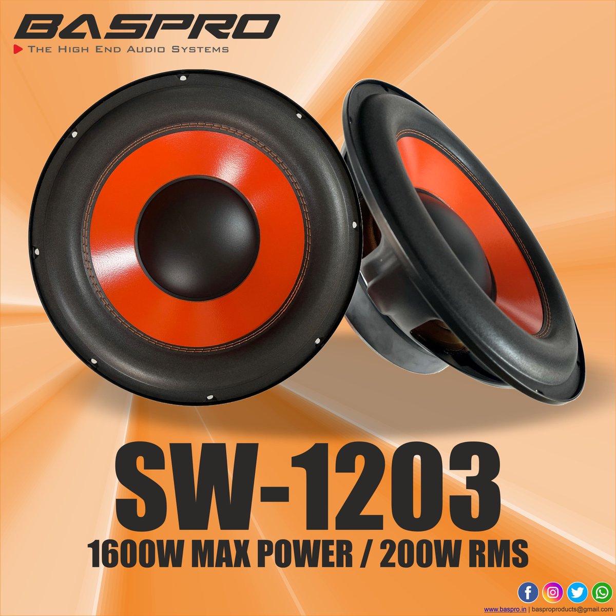 baspro_india's tweet photo. BASPRO SW-1203 12 inch Subwoofer #baspro #caraudio #bass #subwoofer #music https://t.co/eMnUH6QgWV
