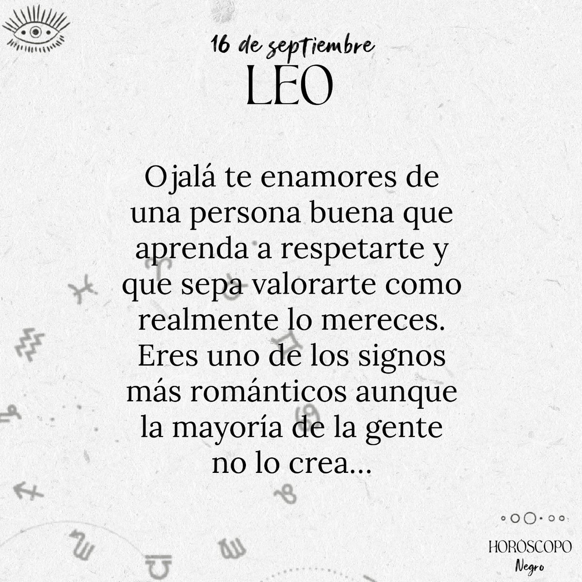 ✨♌✨ #leo #horoscoponegro