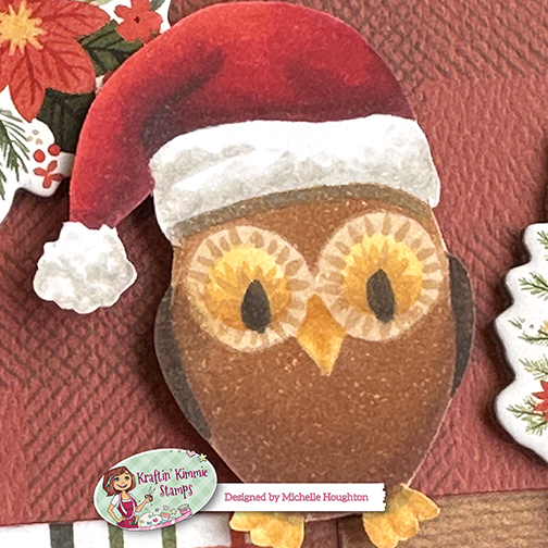 scrapweaver's tweet image. Yay! Day 3 of the @KraftinKimmie September release and I get to share a new set I created! Hope you like all the sweet owls and H-owl-iday goodness. Today at noon Eastern the release will be live and you can pick up any of the new stamps, stencils and fun holiday goodness. Make s