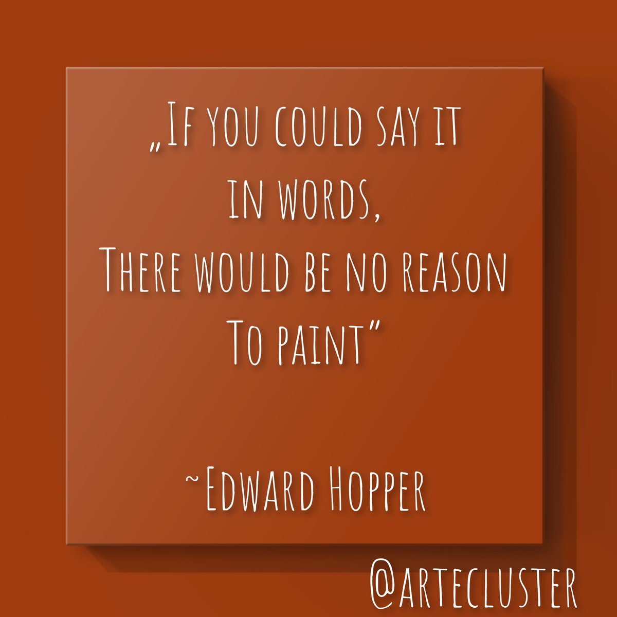 „If you could say it in words, there would be no reason to paint“ ~Edward Hopper

#artecluster #clusterheadache #awarenessart #painart #oxygenforclusters #cluster_______isnotaheadache #oxygenforclusters