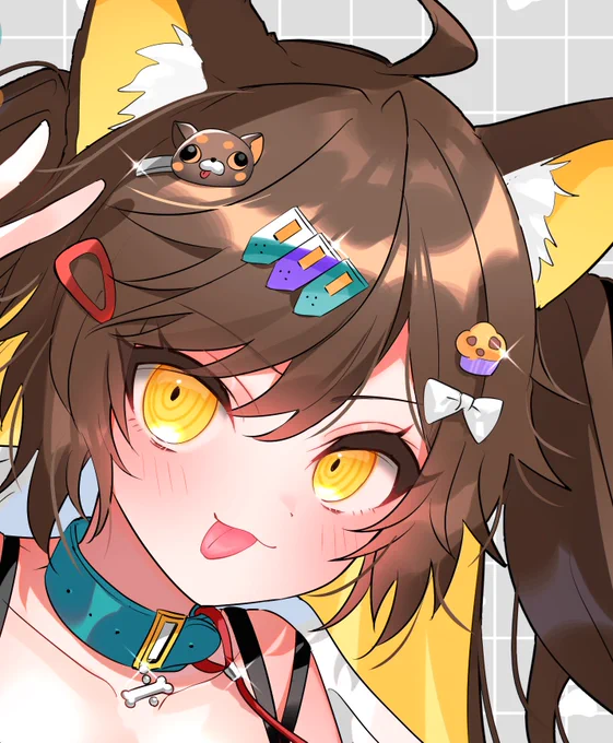 差分とモノクロ版も作ってみました🐶 