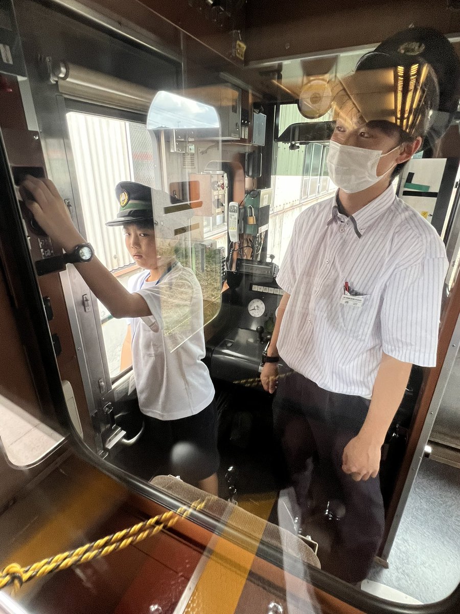なんと‼️ 今日‼️ 車掌の指導をしていたのは‼️ 前回初登場の【渡辺