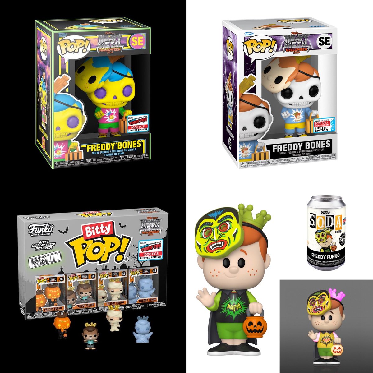 DisTrackers's tweet image. First look at NYCC exclusive Freddy Funko Pop, Soda, and Bitty!
.
#NYCC #Funko #FunkoPop #FunkoPopVinyl #Pop #PopVinyl #Collectibles #Collectible #DisTrackers