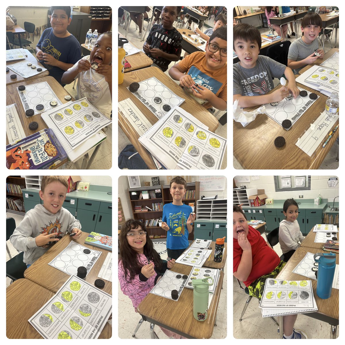 The best way to end a long week! Moon phases are sweet! 🌔❤️