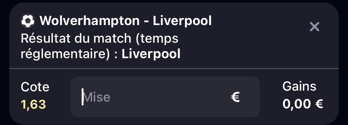 Linpronos's tweet photo. PRONOSTIC FOOTBALL 

📈 1.63 https://t.co/wE9IKcd8q6