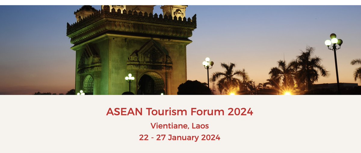 ASEAN Tourism Forum (ATF) 2024 will take place in Vientiane, the capital of Laos between the 22-27 January 2024. Buyer Registration atf.travel #aft2024 #aftlaos #aftlaos24 #hostedbuyer #aseantourismforum2024 #travelbuyer #laostourism #travelmedia @UnravelTravel