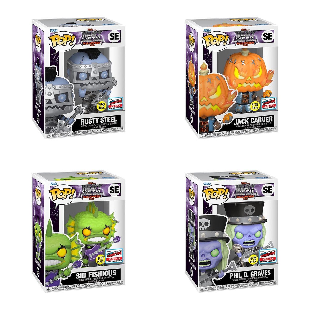 DisTrackers's tweet image. First look at NYCC exclusive Heavy Metal Halloween Mascots!
.
#NYCC #Funko #FunkoPop #FunkoPopVinyl #Pop #PopVinyl #Collectibles #Collectible #DisTrackers