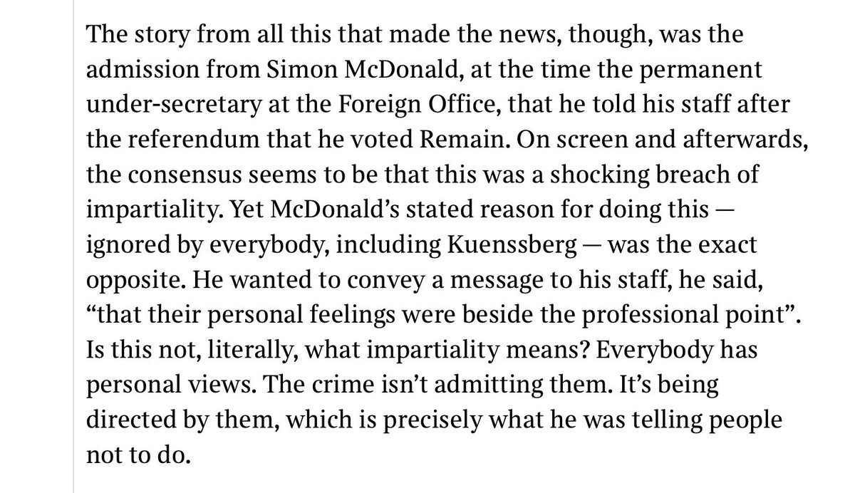 This week has proved to me the rarity of being understood in public life. Today @hugorifkind writing in @thetimes does me that great favour…