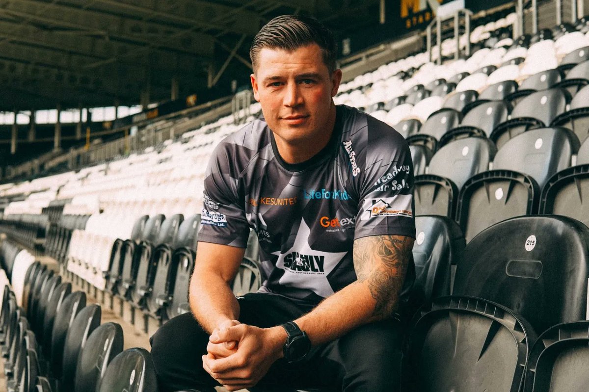 jamieshaul's tweet photo. Testimonial shirts are now available in the clubs shops all sizes from small children to 5 xl ⚫️⚪️ https://t.co/uj1PNslpud