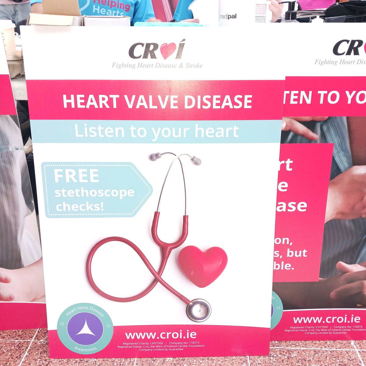 Very busy morning at @CastletroyTown where staff from @CroiHeartStroke & Cardiology Dept @ULHospitals are providing heart checks for Heart Month from 10-2pm today. #heartmonth #heartvalve @samersully @breda_dermott @CatrionaAhern @MaryCorry3 @patriciaApower