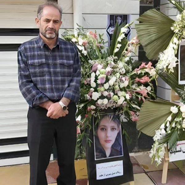 BREAKING: On the anniversary of Mahsa Jina Amini's murder, her father was briefly arrested, and now the entire family faces house arrest. Despite threats, they bravely remember her. The world must rise up with Jina's family against the oppressive Islamic regime. #WomanLifeFreedom