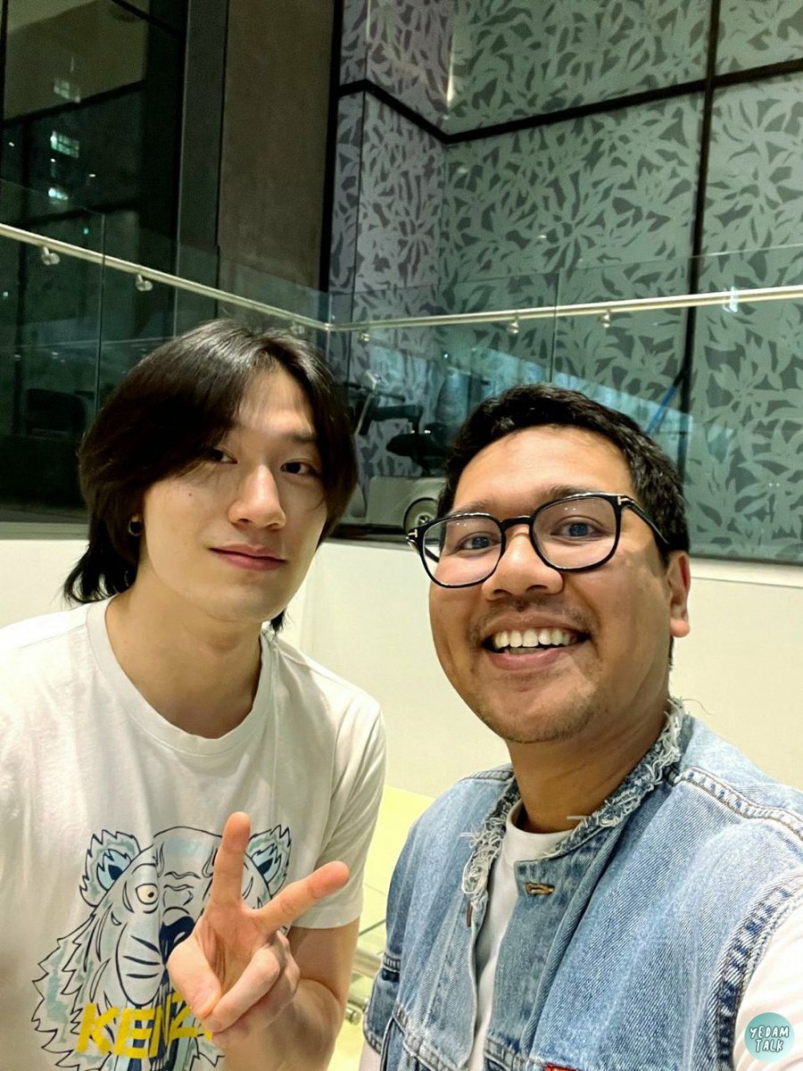 yedamtalk's tweet image. Bswans! Kak Iman Usman sama Yedam 😭😭❤️